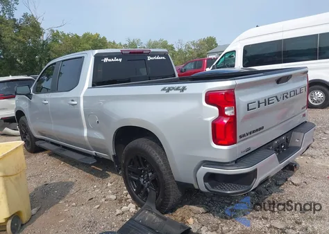 2021 Chevrolet Silverado 1500 4Wd Standard Bed Rst из США, поврежденный, VIN 3GCUYEELXMG107259